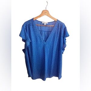 Chaus New York - Women’s Blue Blouse - 3X